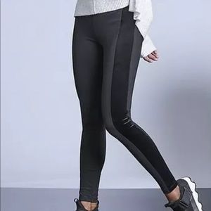 Athleta metro tux velvet stripe legging NEVER WORN